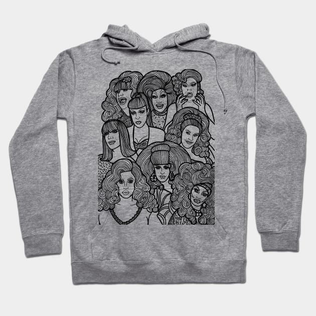 Drag ICONS Hoodie by COLORaQUEEN